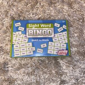 Junior learning, bingo sight, Word game brand new never opened